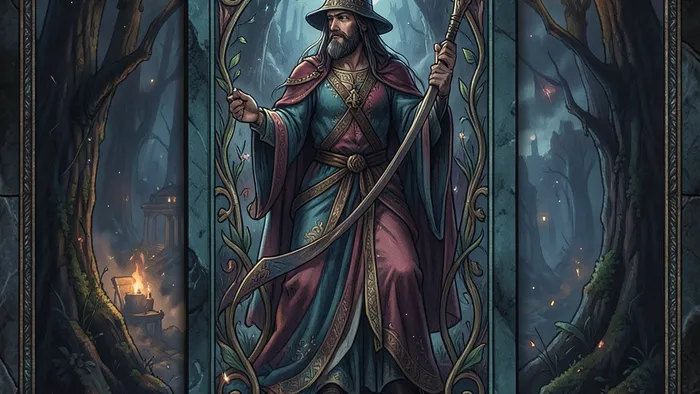 Расклад Таро "Компас" на наследственные проблемы, показывающий путь к исцелению родовых сценариев