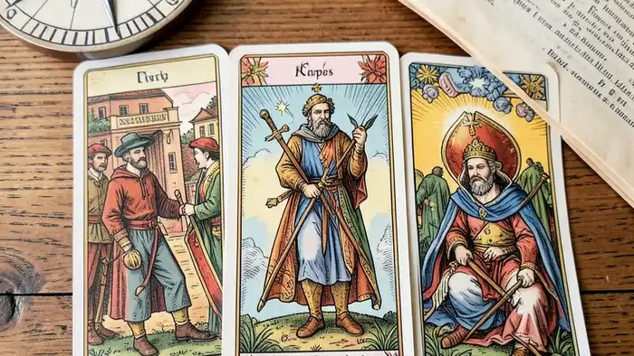 Расклад Таро «компас» на разделение имущества – изображение