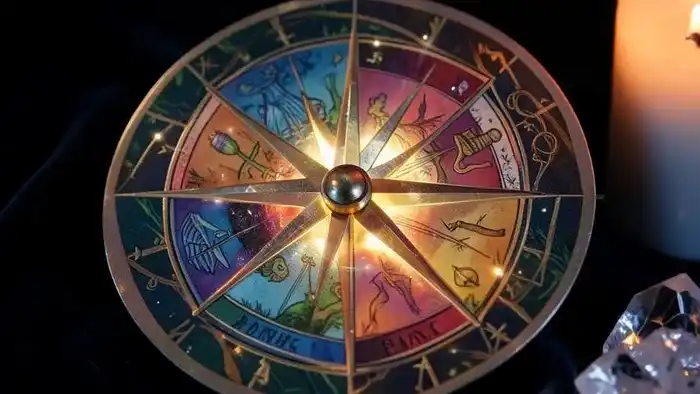 Расклад Таро «компас» на защиту – изображение компаса из карт