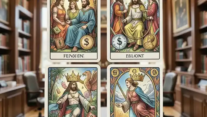 Расклад Таро «корона» на кредит – визуальное изображение