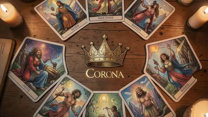 Расклад Таро корона – карта с короной в центре, символизирующая решение о увольнении