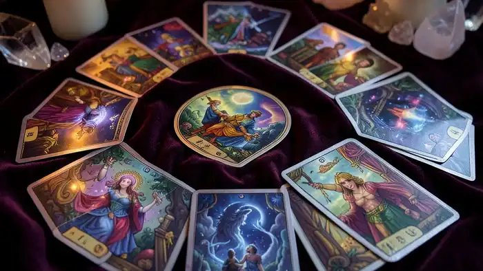 Расклад Таро "крест" на доверие в паре — позиции прошлое, настоящее, страх, потенциал