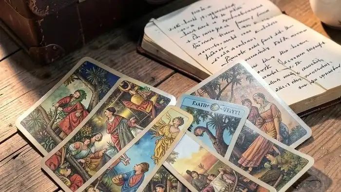 Расклад Таро "крест" на командировку: схема позиций с картами Райдера-Уэйта