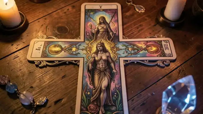 расклад Таро крест — поиск потерянной вещи