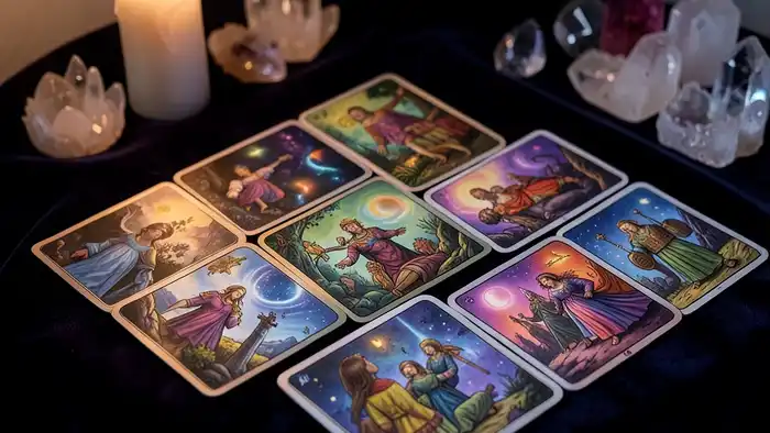 Расклад Таро "крест" на раздел имущества: схема позиций и ключевые карты