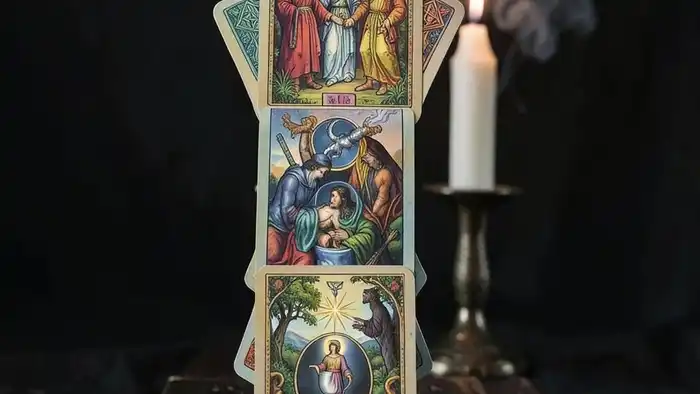 Расклад Таро "крест" на силу воли — схема позиций с ключевыми картами