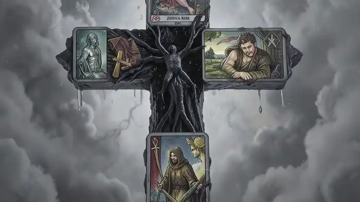 Расклад Таро "крест" на тайный роман — схема позиций и символы внутренней динамики