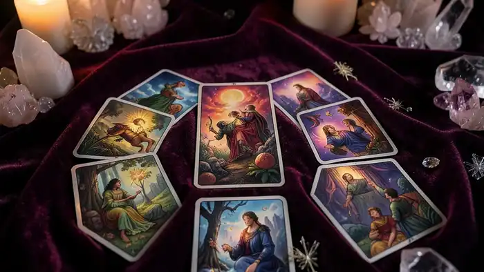 расклад таро круг на аттестацию — схема позиций и символика карт