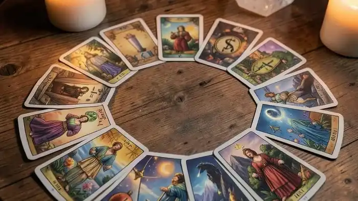 Расклад Таро «круг» на кредит – карта с финансовыми символами