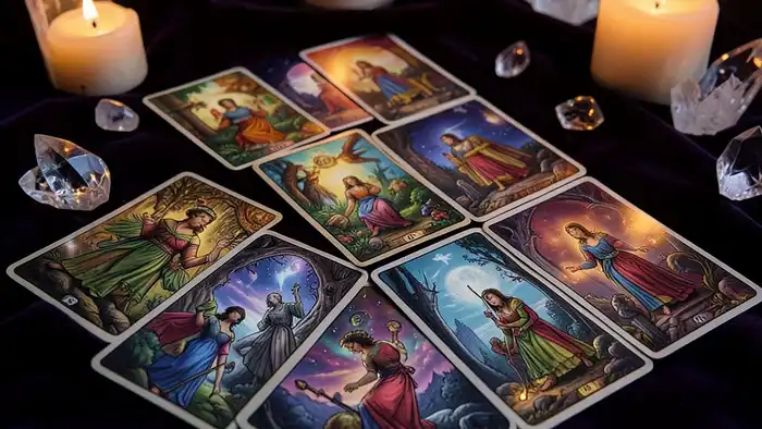 расклад таро круг на причину болезни схема позиций