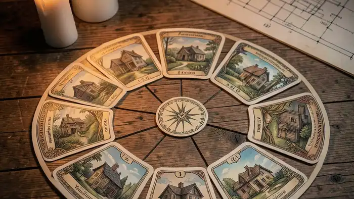 расклад Таро круг на строительство дома