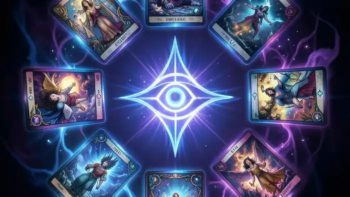 Расклад Таро «круг» на третий глаз – символический круг с картами