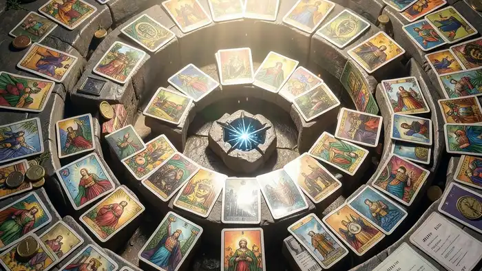 Расклад Таро лабиринт на долги по бизнесу изображение