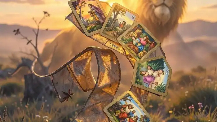 Расклад Таро "лента Мёбиуса" на лето — схема из семи карт, образующих бесконечную петлю