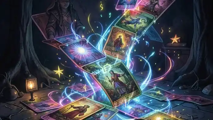 Расклад Таро лента Мёбиуса на творческий проект – визуализация ленты из карт