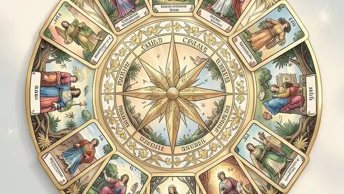 Расклад Таро «Мандала» на финансовую стабильность – иллюстрация
