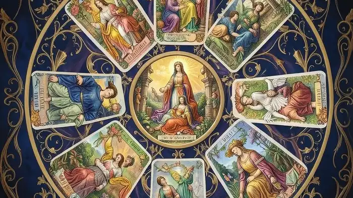 Расклад Таро "мандала" на лишение родительских прав — схема из 12 позиций с интерпретацией карт