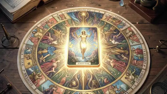 Расклад Таро «мандала» на научную карьеру – визуальное изображение