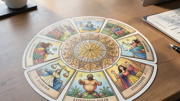 Расклад Таро мандала на офис – карта энергетического баланса рабочего места