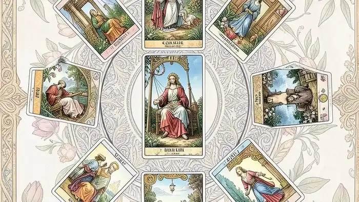 Расклад Таро «мандала» на Турцию — визуальная схема