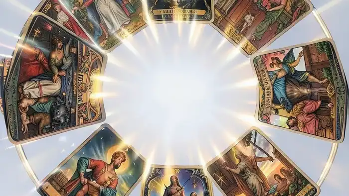 Расклад Таро "мандала" на зависимость — схема из 8 позиций, показывающая корни зависимости и путь к исцелению