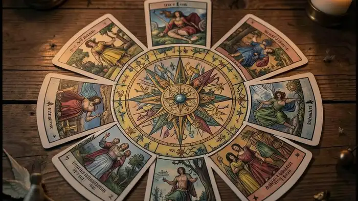 Расклад Таро «мандала» на знакомство – визуальная схема расклада