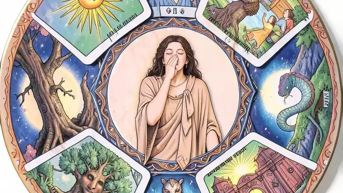 Расклад Таро "мандала" для решения о разводе — схема из 8 позиций и символы архетипов