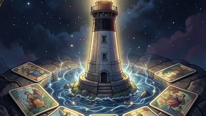 Расклад Таро «маяк» – изображение расклада