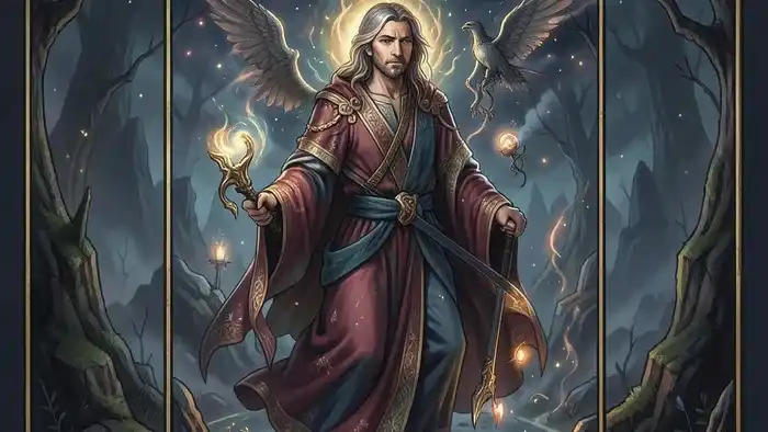 Расклад Таро «Маяк» — иллюстрация маяка и карт для принятия решений