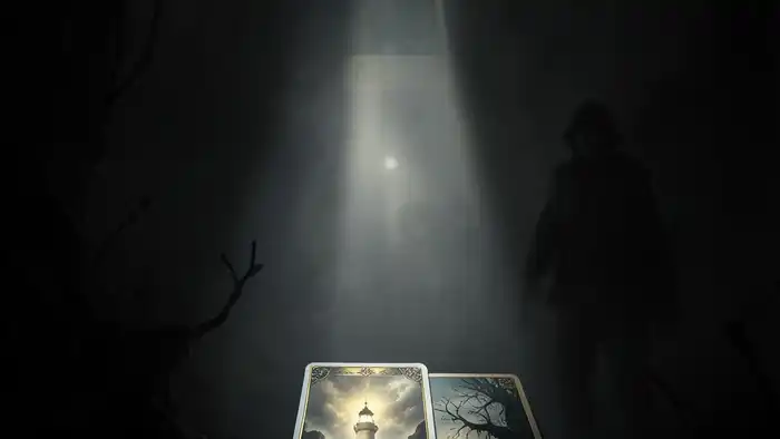 Расклад Таро "маяк" выиграю ли суд — семь карт, выложенные в виде луча маяка, символизирующий внутренний путь перед судебным разбирательством