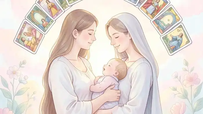 Расклад Таро «мост» на кормление грудью – визуальная символика