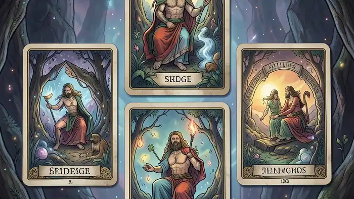 Расклад Таро «мост» на спонсора — иллюстрация