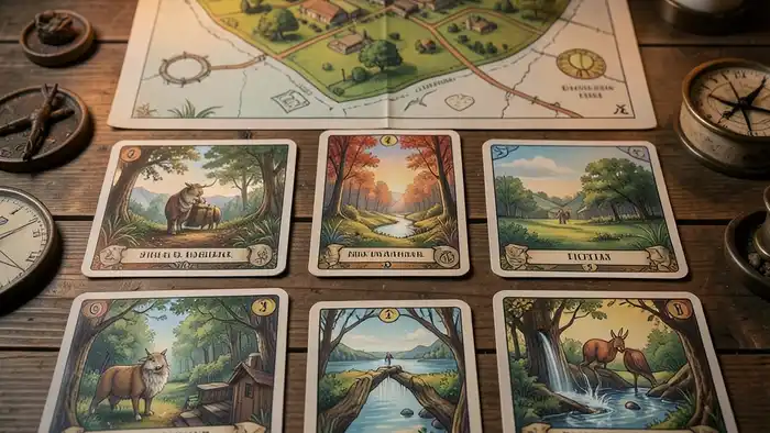 Расклад Таро на 10 карт для покупки участка, ка��та земли и свеча