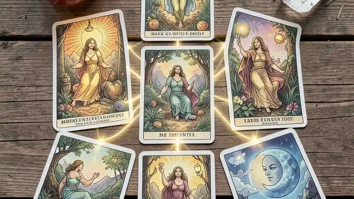 Расклад Таро на 10 карт на иммунитет – изображение расклада