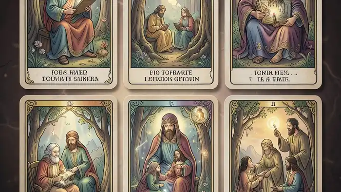 Расклад Таро на 10 карт для семьи