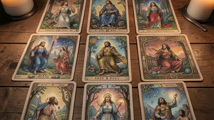 Расклад Таро на 10 карт – визуальная схема расклада