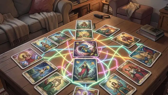 Расклад Таро на 12 карт – энергия дома