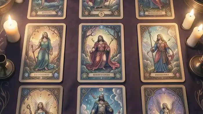 Расклад Таро на 12 карт на бонус – изображение расклада