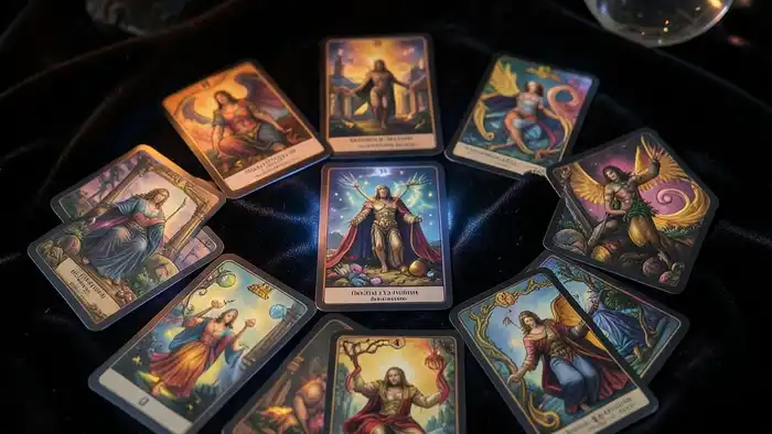 расклад Таро на 12 карт проклятие изображение