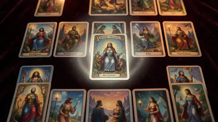 Расклад Таро на 12 карт — секрет партнёра, тайные карты на столе