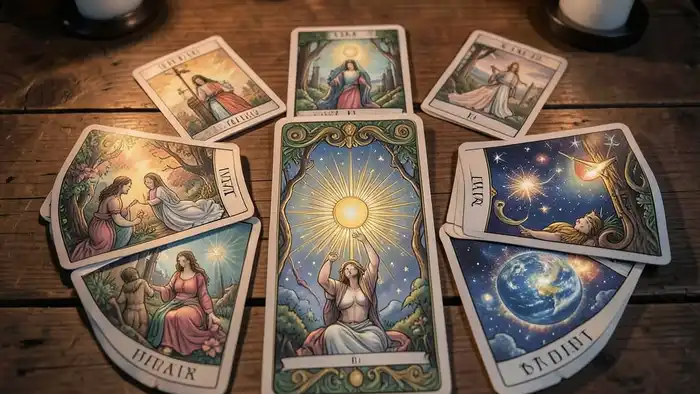 расклад Таро на 12 карт совместимость изображение