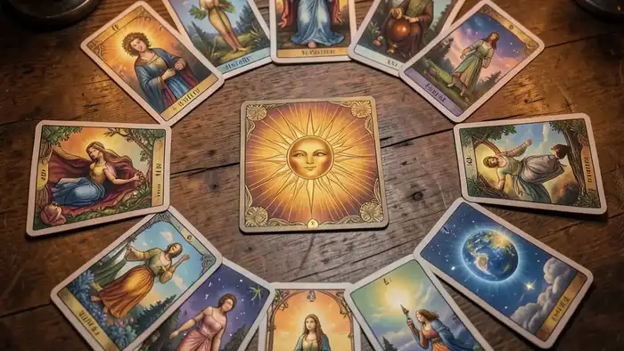 Расклад Таро «на 12 карт» на таланты – визуальное изображение