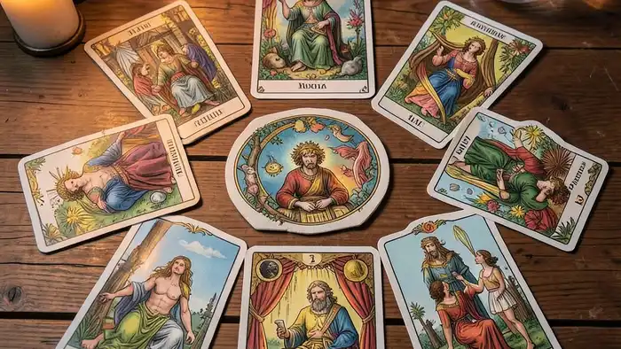 Расклад Таро на 12 карт — иллюстрация расклада