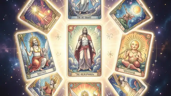 Расклад Таро на 12 карт с ангельским светом