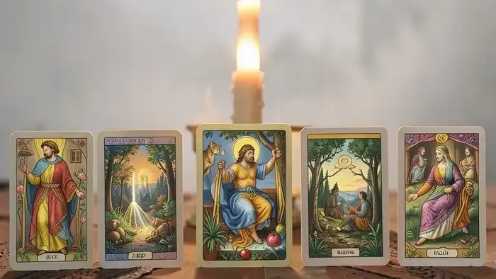 расклад таро на 5 карт на будущее — схема позиций с интерпретацией