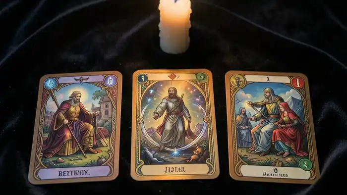 Расклад Таро на 5 карт на предательство – изображение карт и свечи