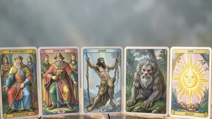 Расклад Таро на 5 карт на сплетни с ключевыми картами: источник, мотив, реакция, последствия, выход