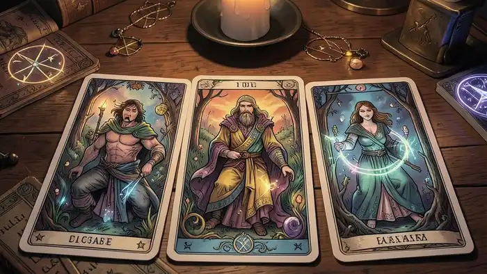 Расклад Таро на 5 карт на заговор – изображение расклада