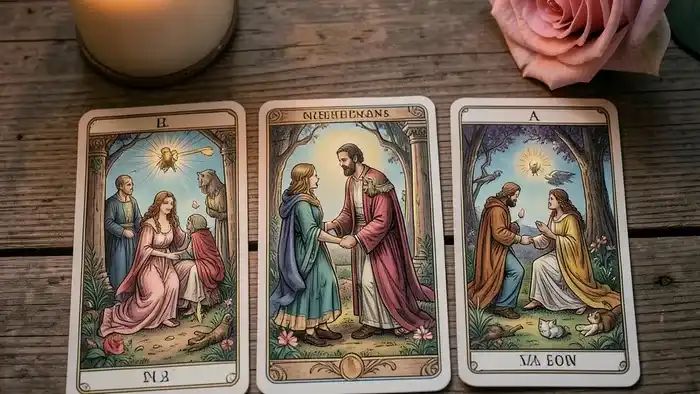 Расклад Таро на 5 карт на жадность партнёра – визуальная схема