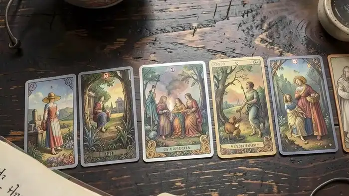 Расклад Таро на 7 карт на магистратуру — схема интерпретации позиций с картами Уэйта